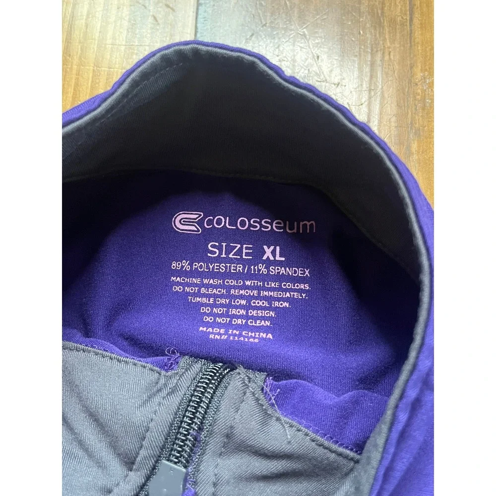 Colosseum Washington Huskies Full Zip‎ Athletic Jacket Purple Womens XL NCAA W